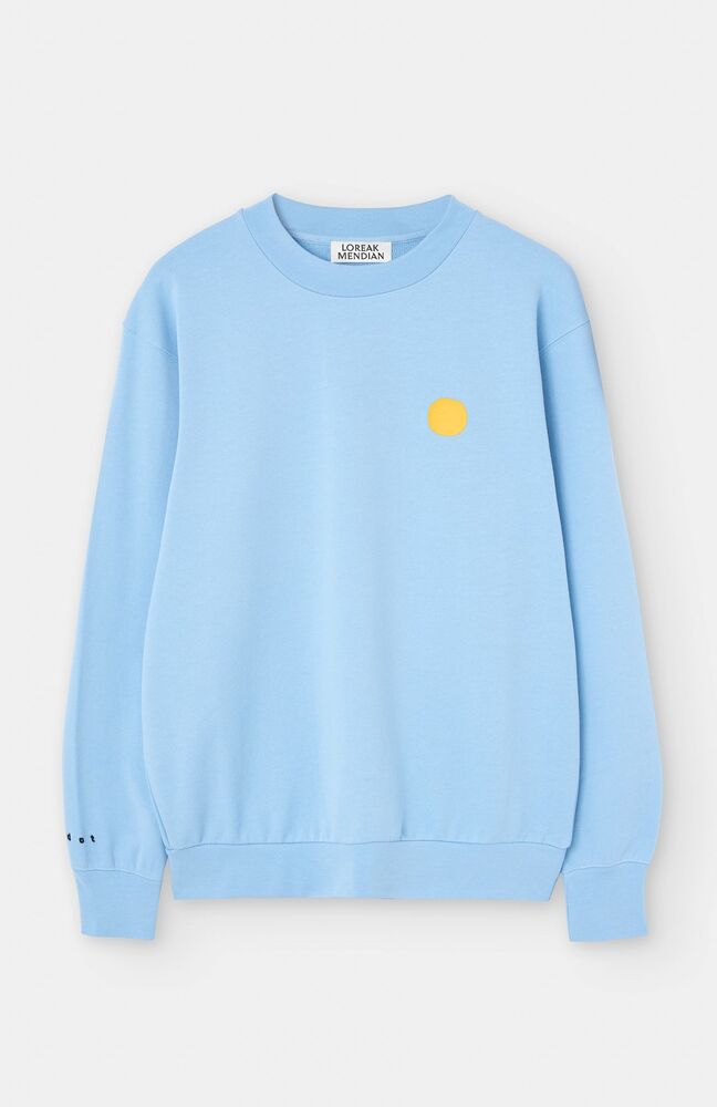 Loreak Mendian - Sweat SW New Dot Ciel Blue