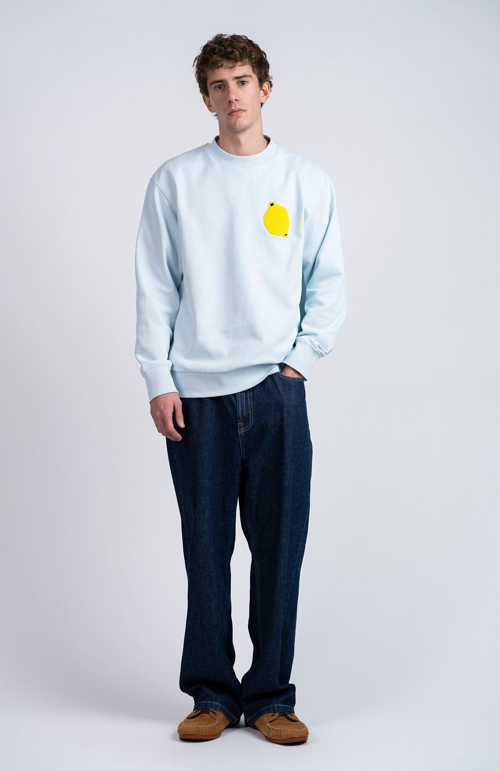 Loreak Mendian - Sweatshirt Sw Limon Ciel BLue