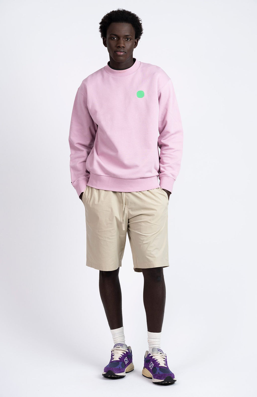 Loreak Mendian - Sweatshirt Sw Dot M Bi Lilas
