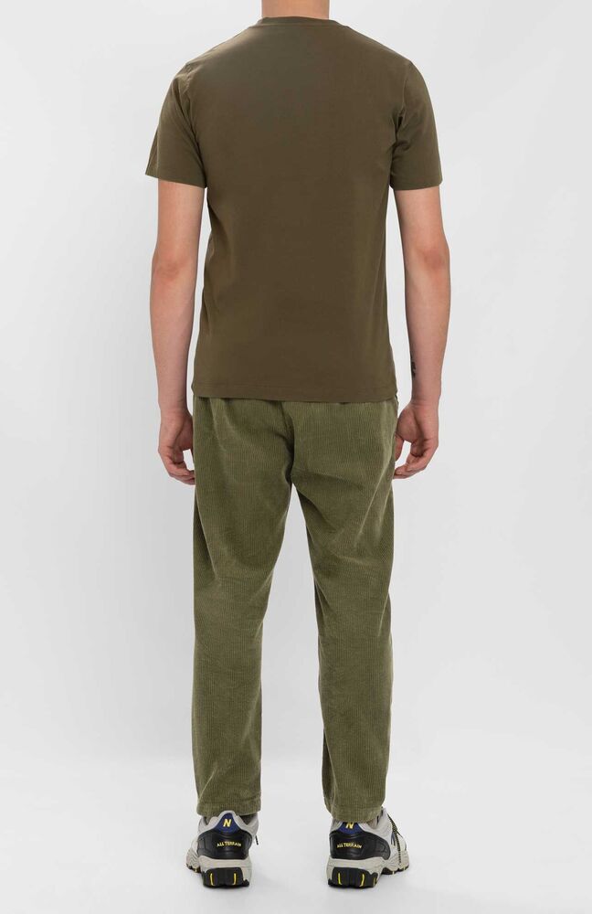 Loreak Mendian - Pantalon velours Erroa Kaki