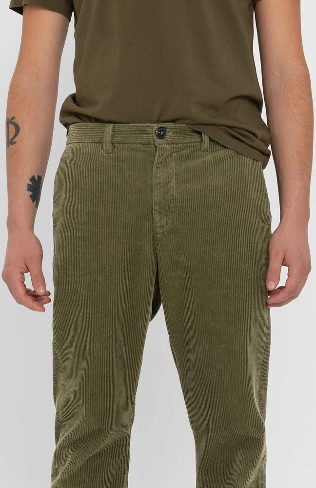 Loreak Mendian - Pantalon velours Erroa kaki