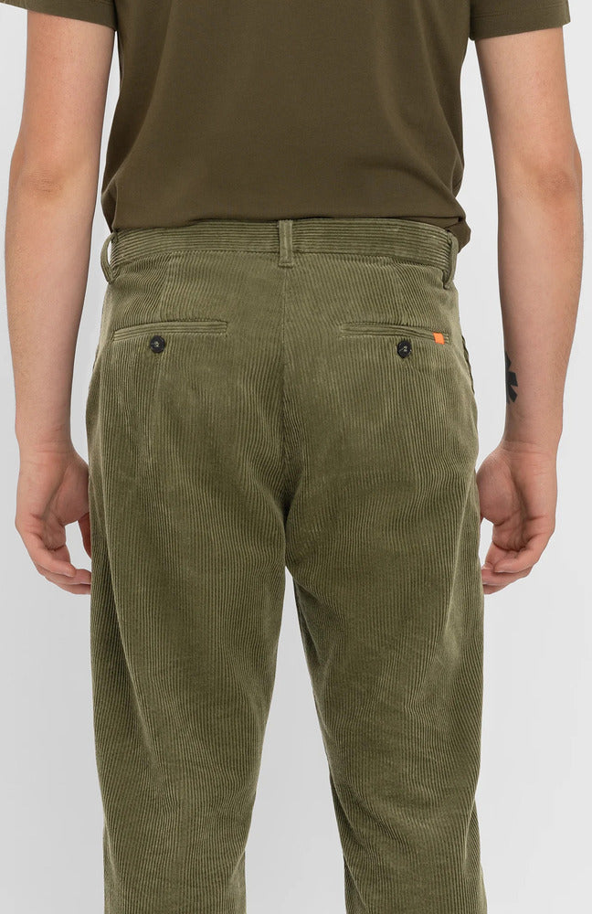 Loreak Mendian - Pantalon velours Erroa kaki