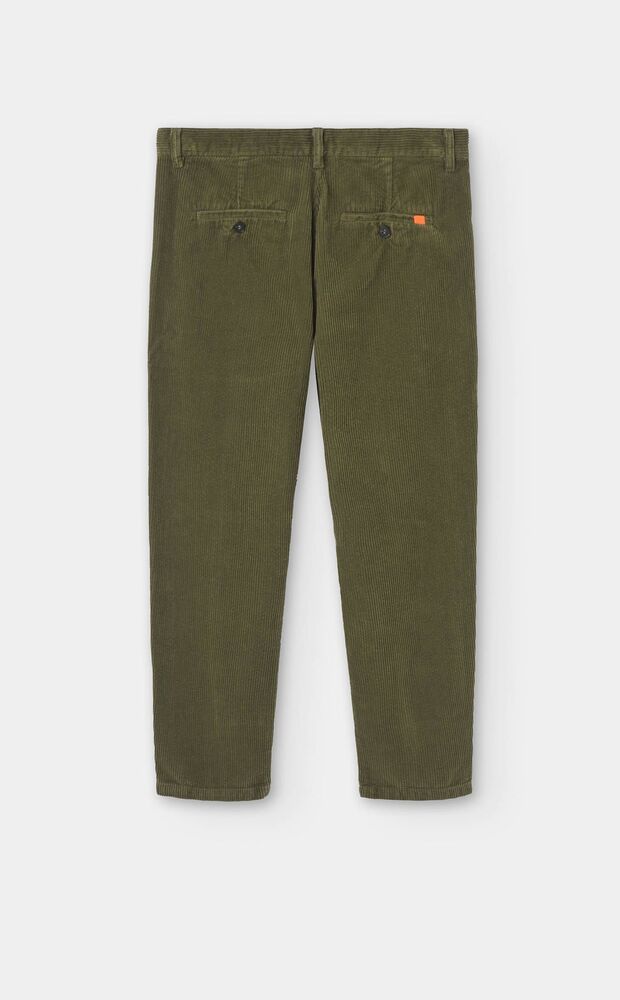 Loreak Mendian - Pantalon velours Erroa Kaki