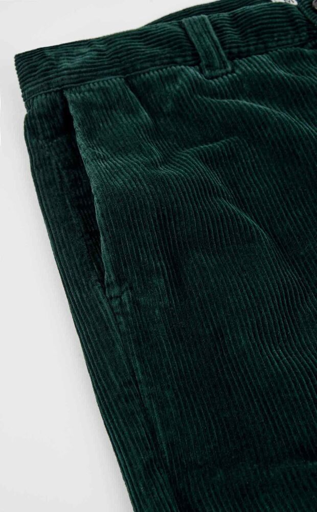 Loreak Mendian - Pantalon velours Erroa Fisherman Green