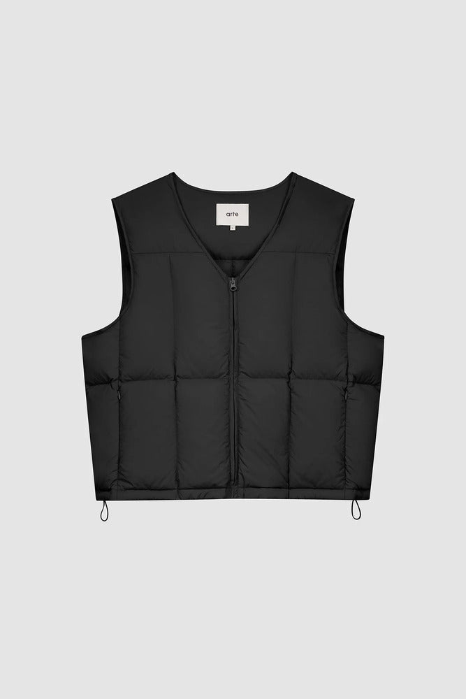 Arte - Gilet puffer Noir