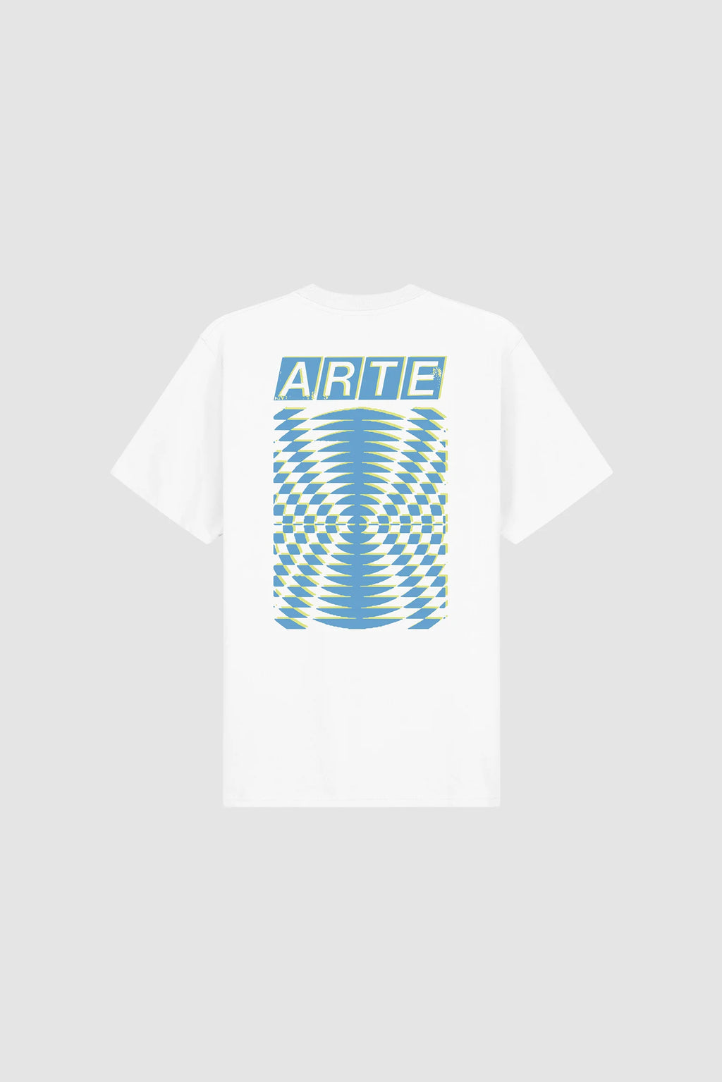 Arte - T-shirt à dos imprimé abstrait Blanc