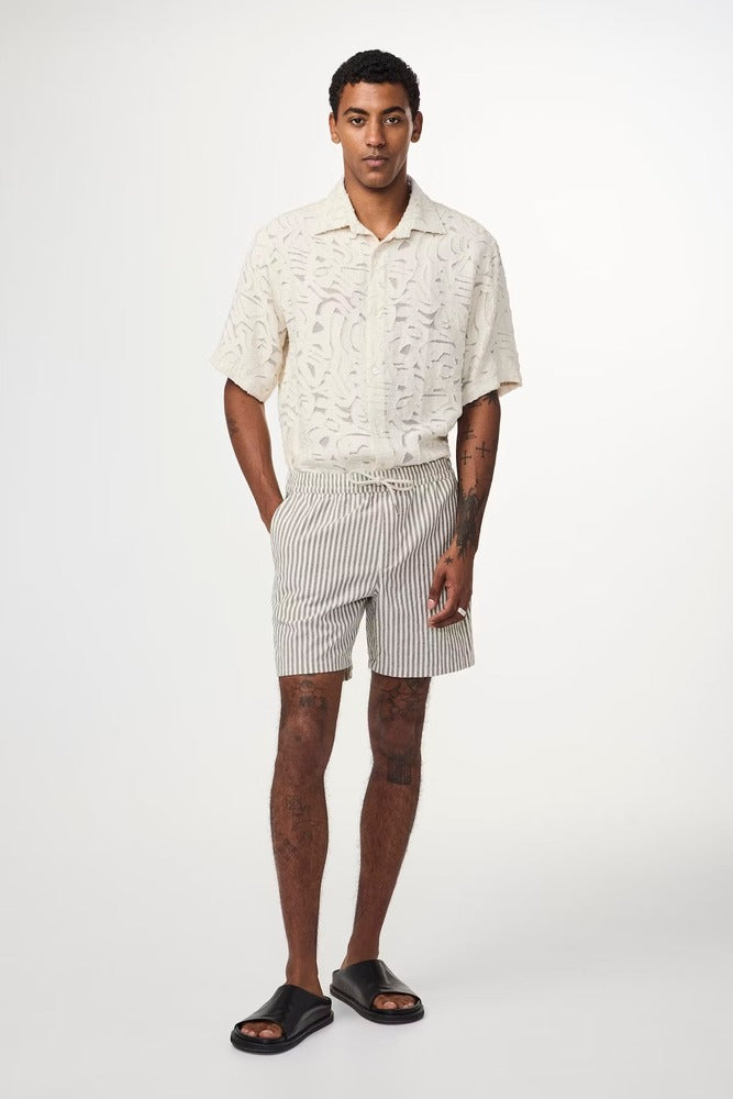 NN07 - Short Gregor 5246 Green Stripe