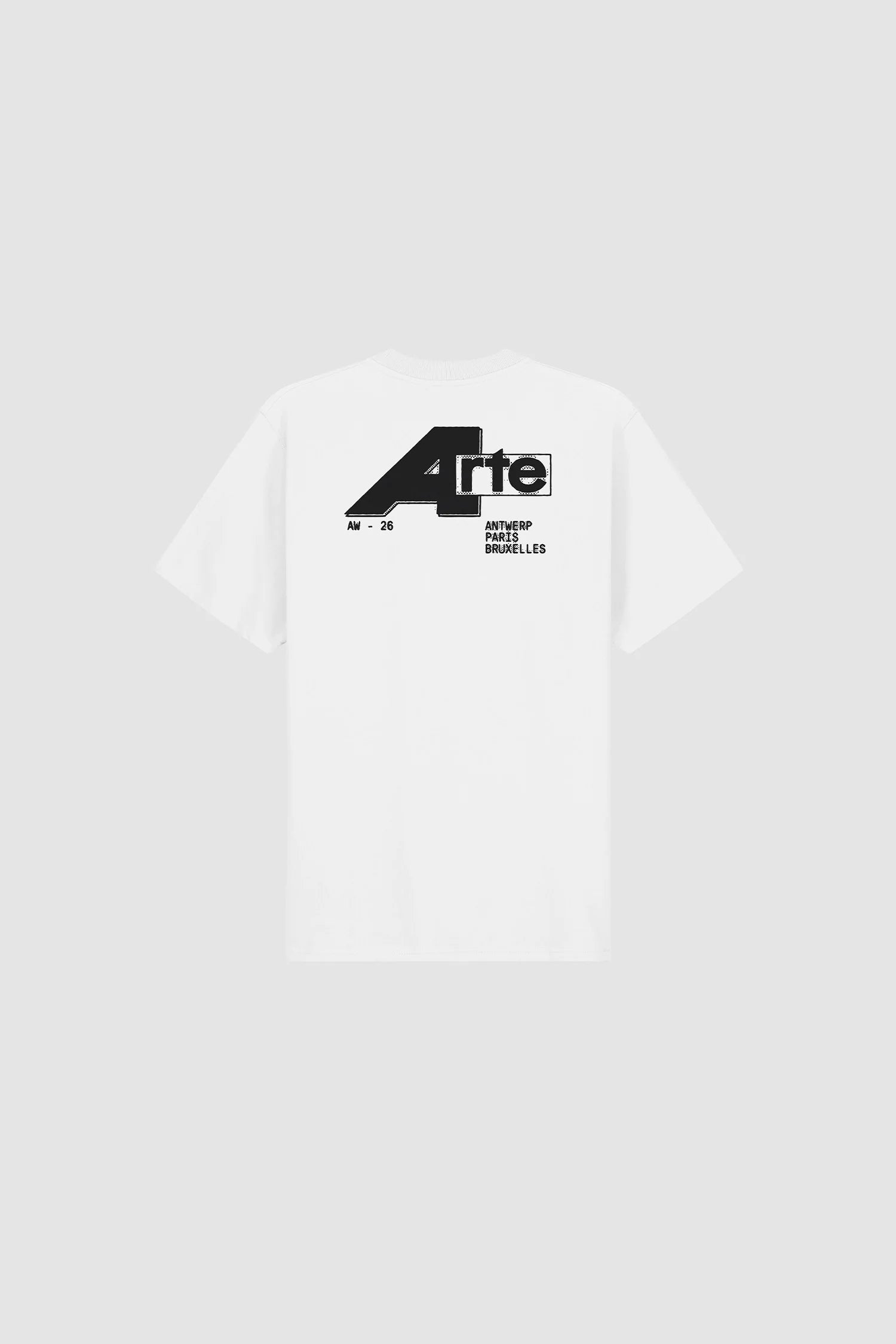 Arte - T-shirt Big A White