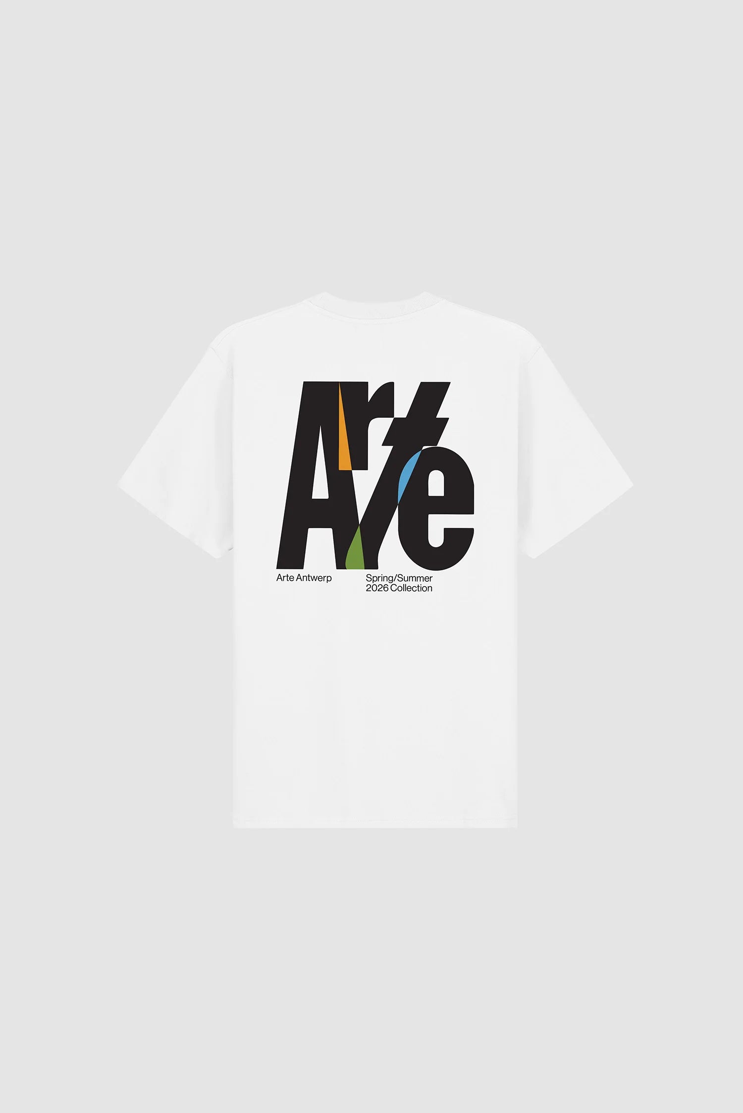 Arte - T-shirt Big Logo Back Blanc