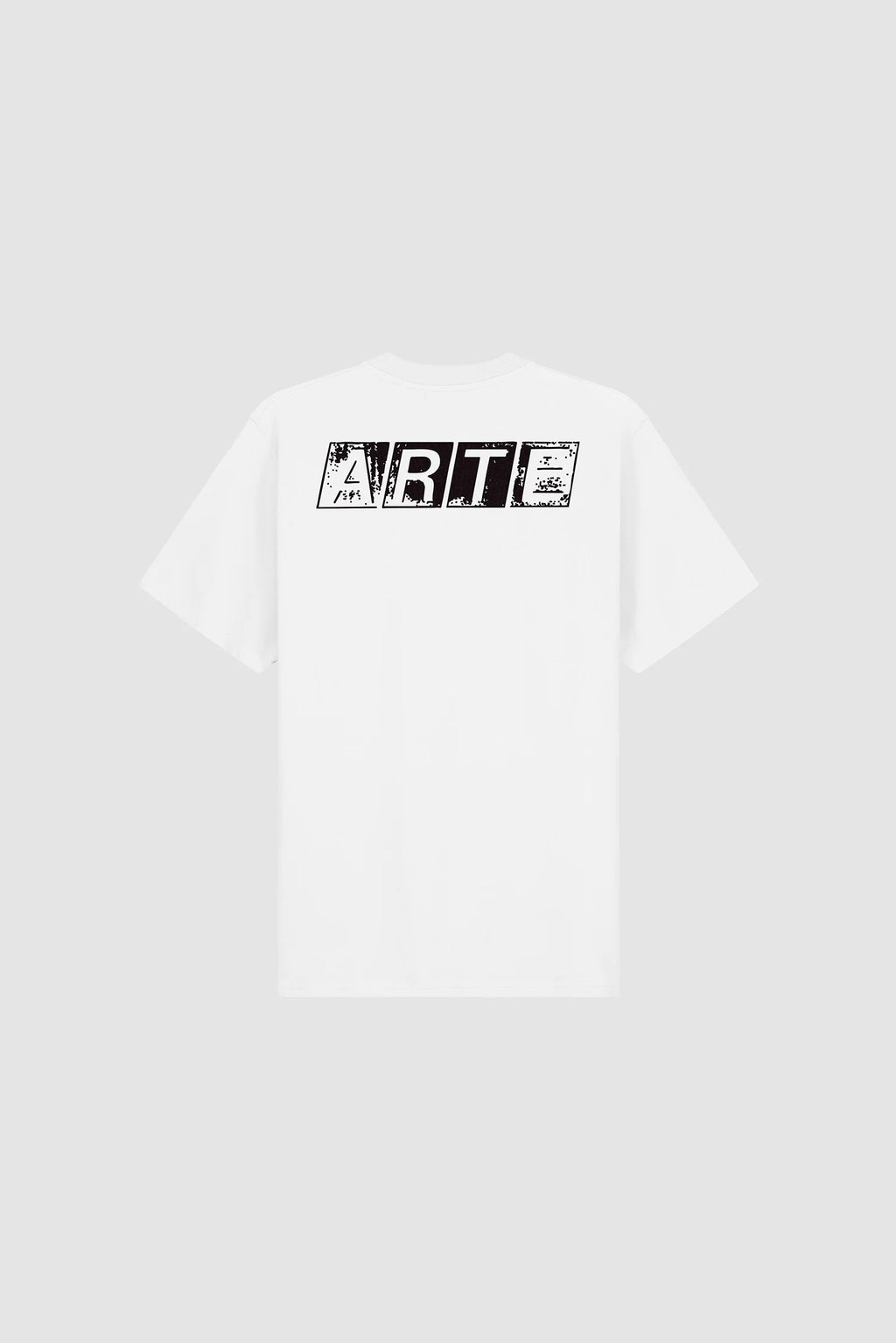 Arte - T-shirt Faded Back Print Blanc