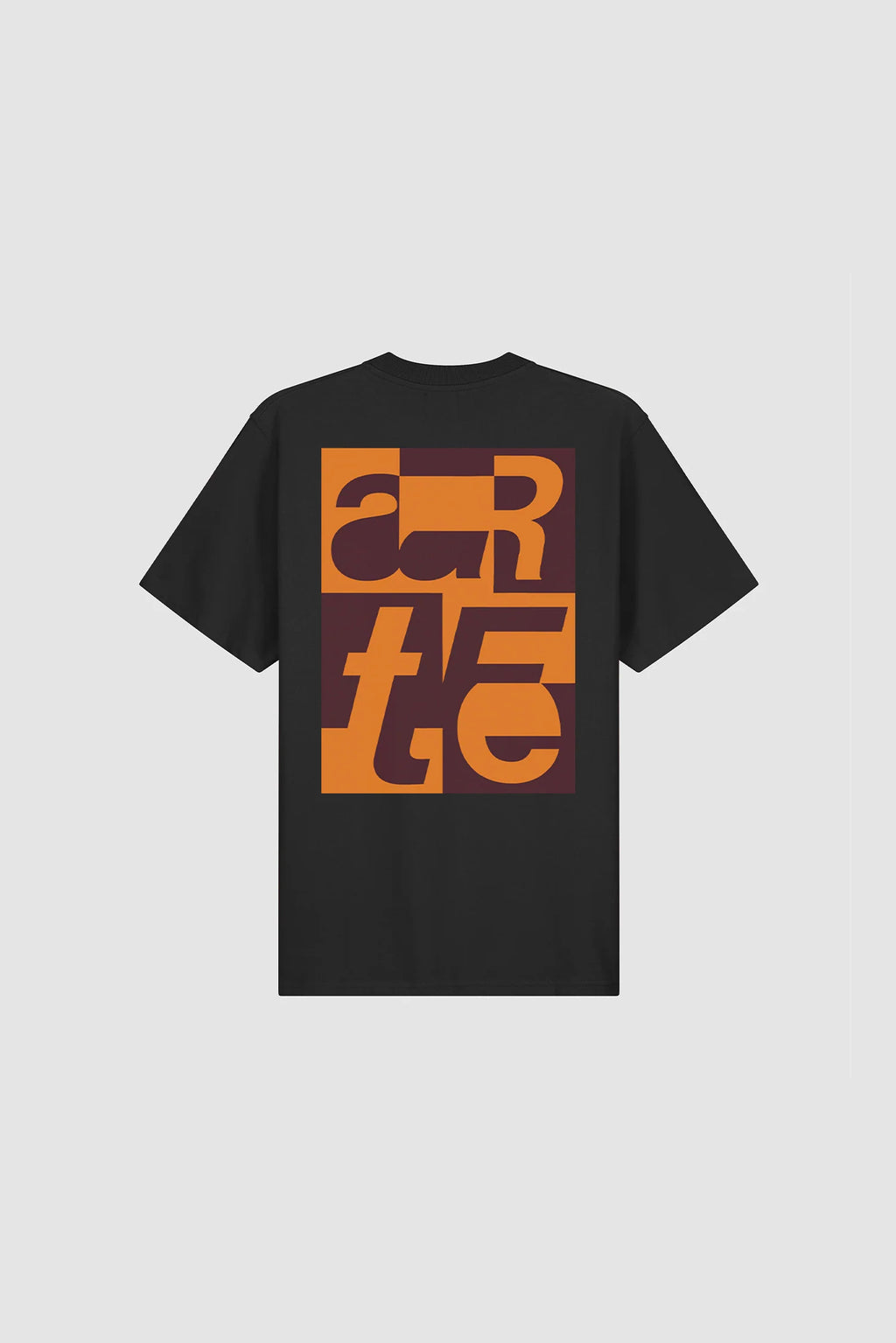 Arte - T-shirt Back Graphic Noir