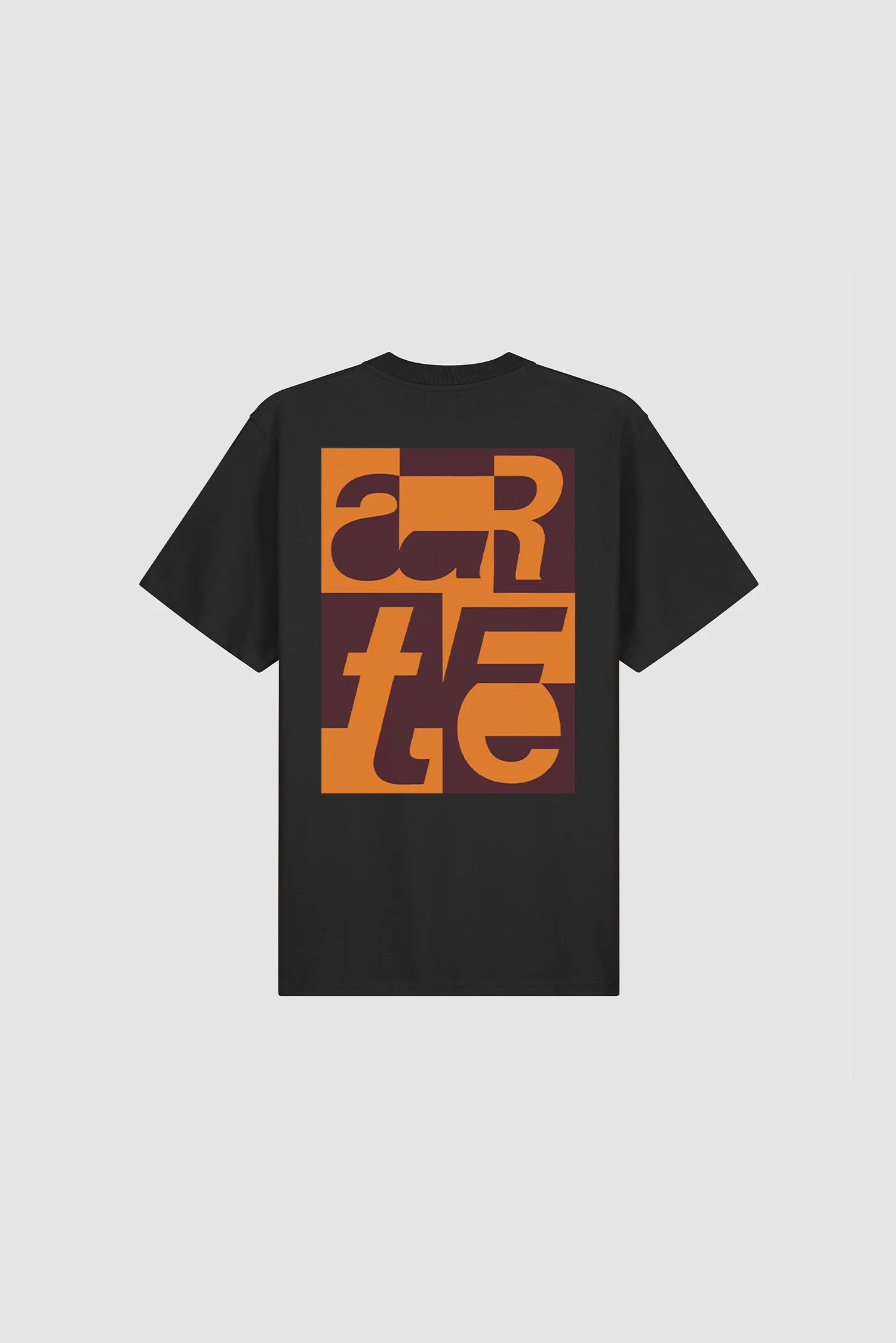 Arte - T-shirt Back Graphic Noir