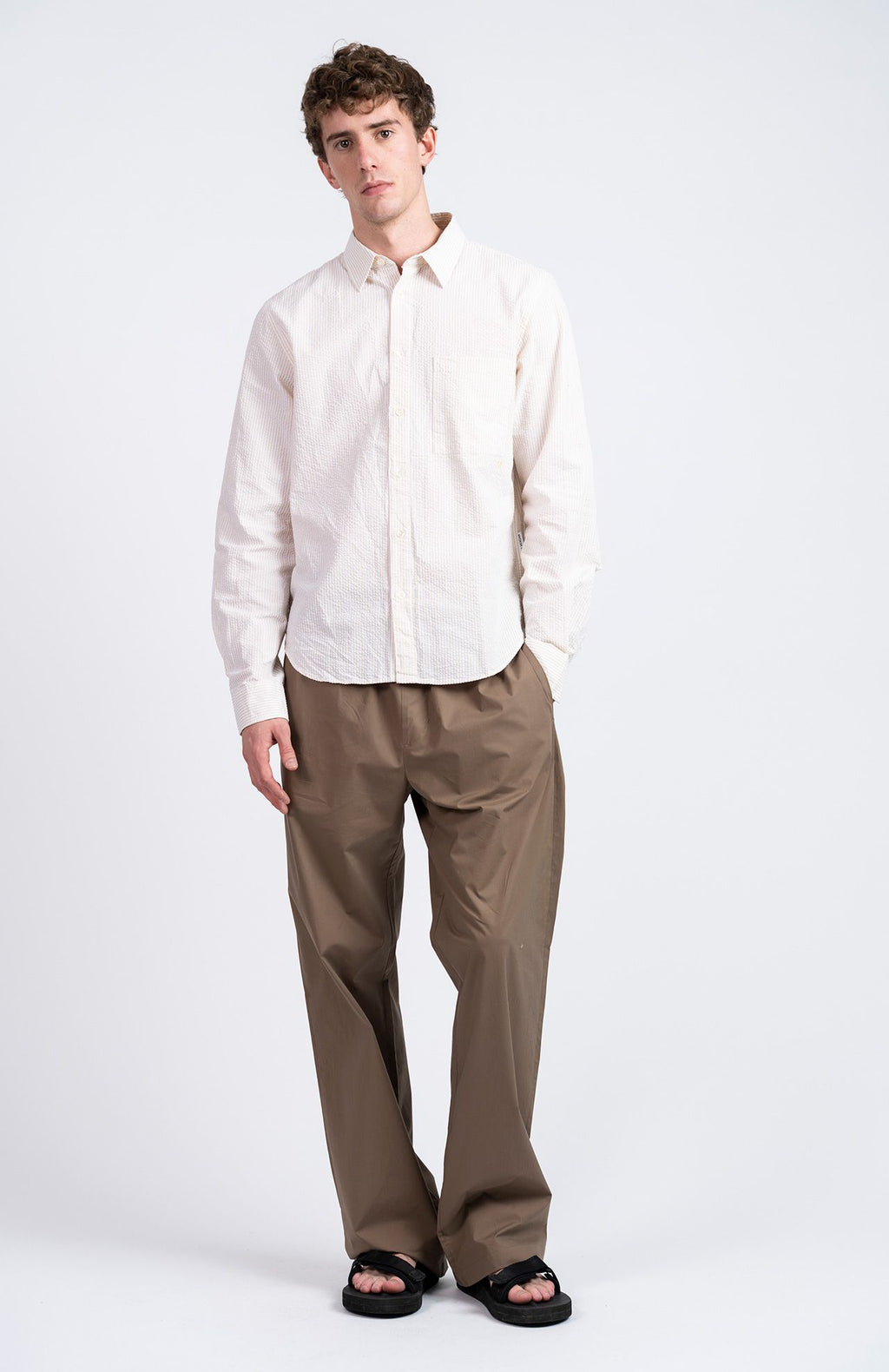 Loreak Mendian - Chemise Zarugalde Vanille