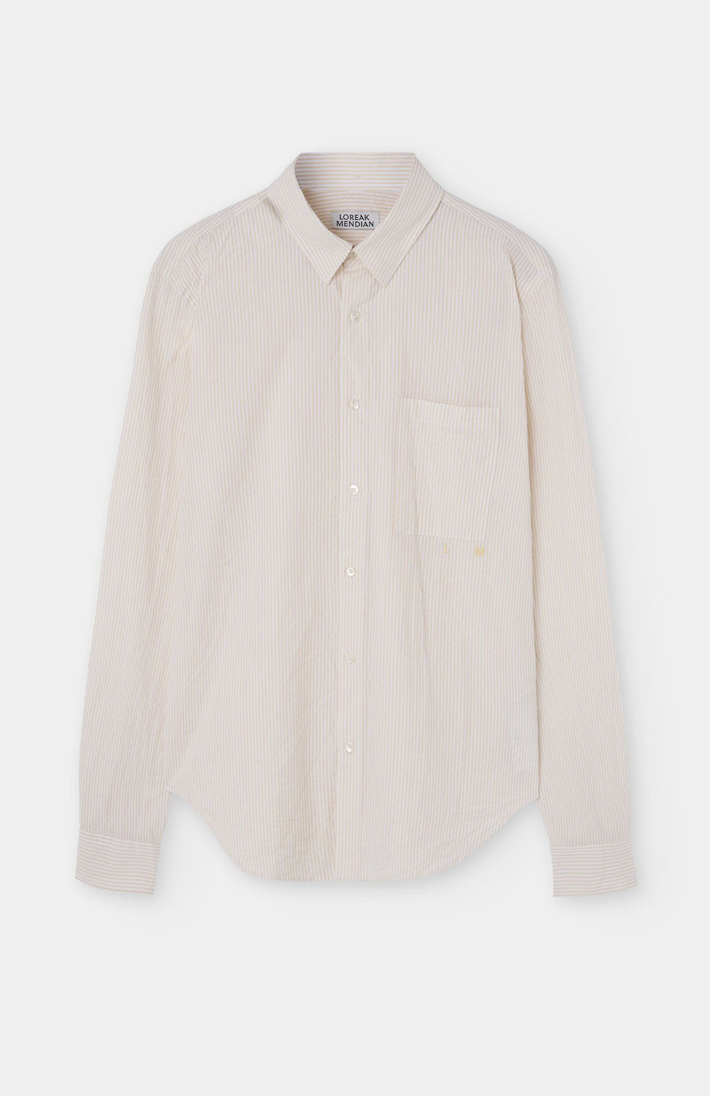 Loreak Mendian - Chemise Zarugalde Vanille
