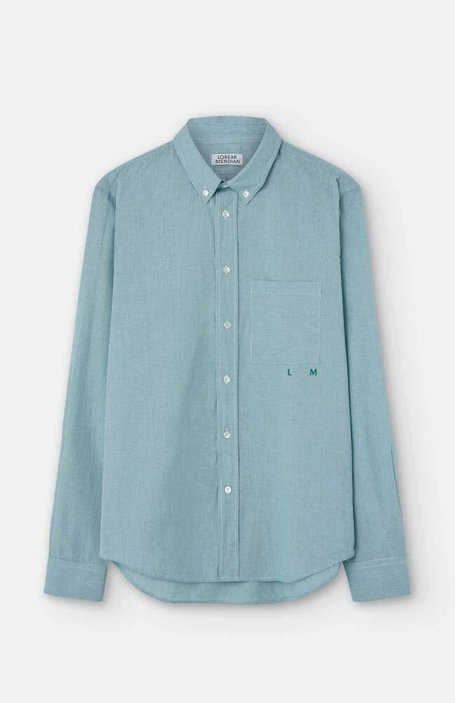 Loreak Mendian - Chemise Larrea Green