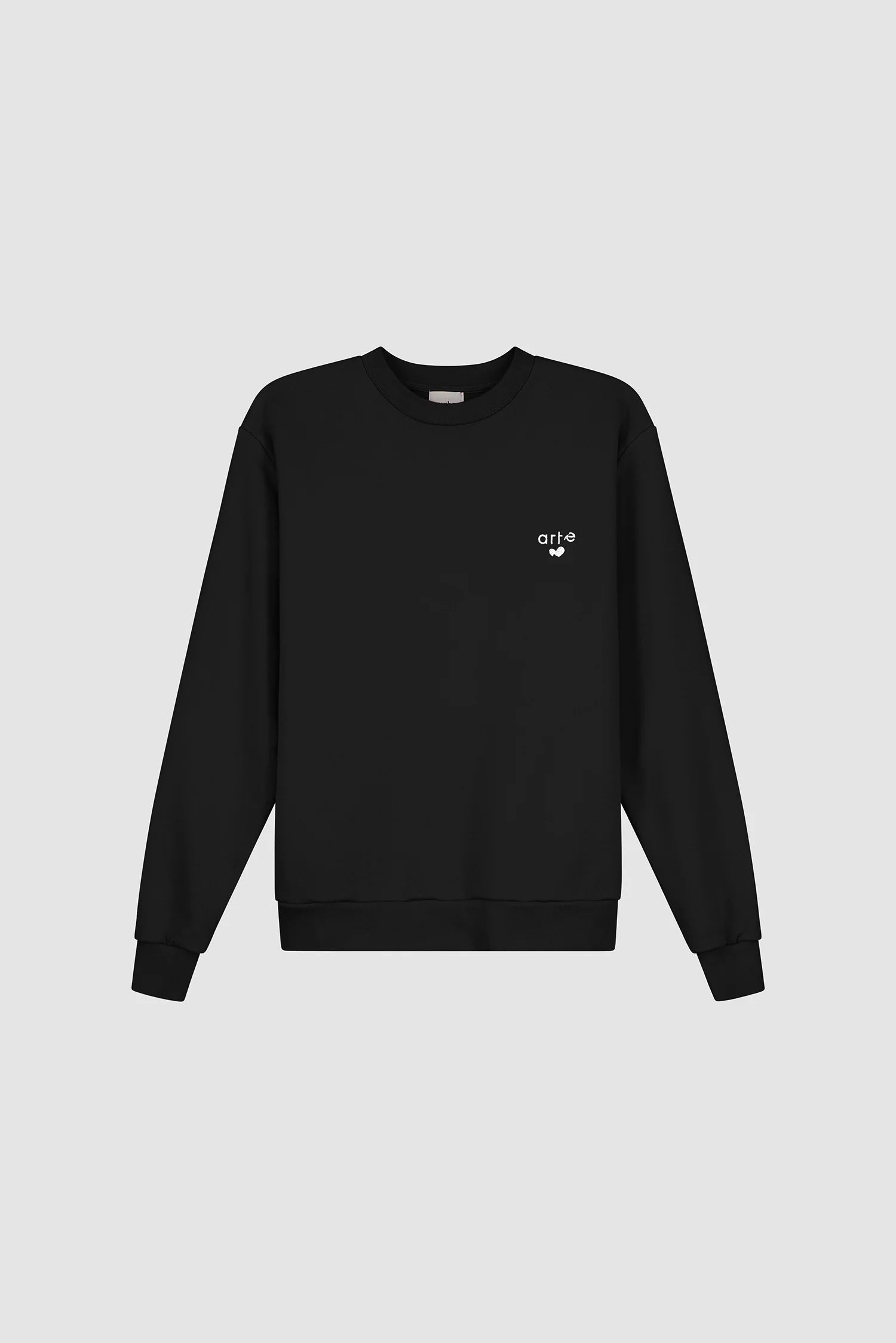 Arte - Sweatshirt avec logo coeur Noir