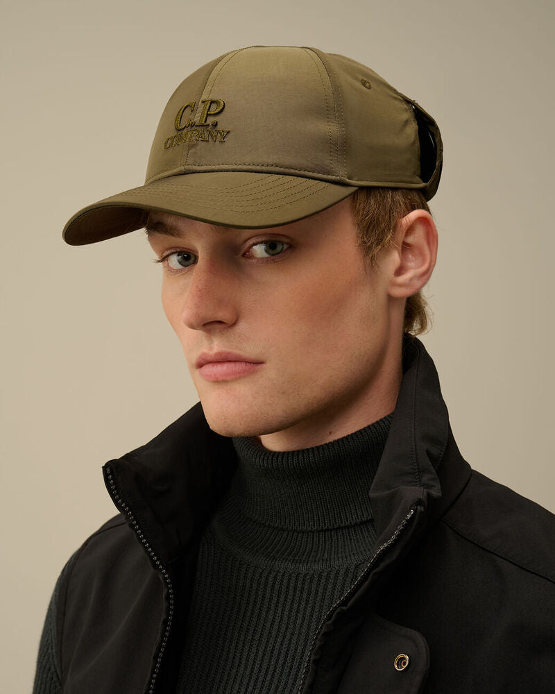 C.P. Company - Casquette Chrome-R Goggle Cap ivy green