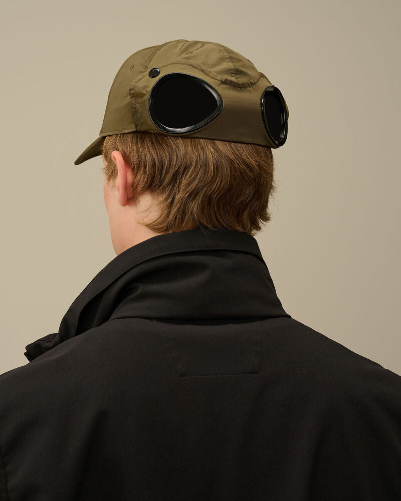C.P. Company - Casquette Chrome-R Goggle Cap ivy green