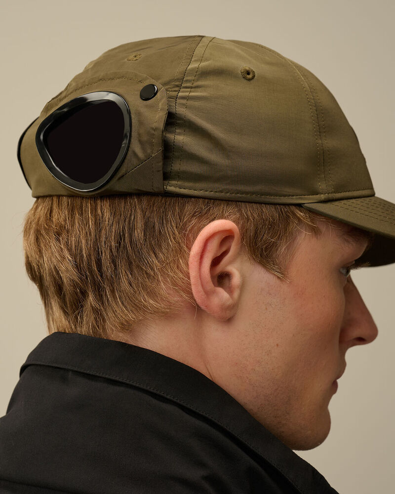 C.P. Company - Casquette Chrome-R Goggle Cap ivy green