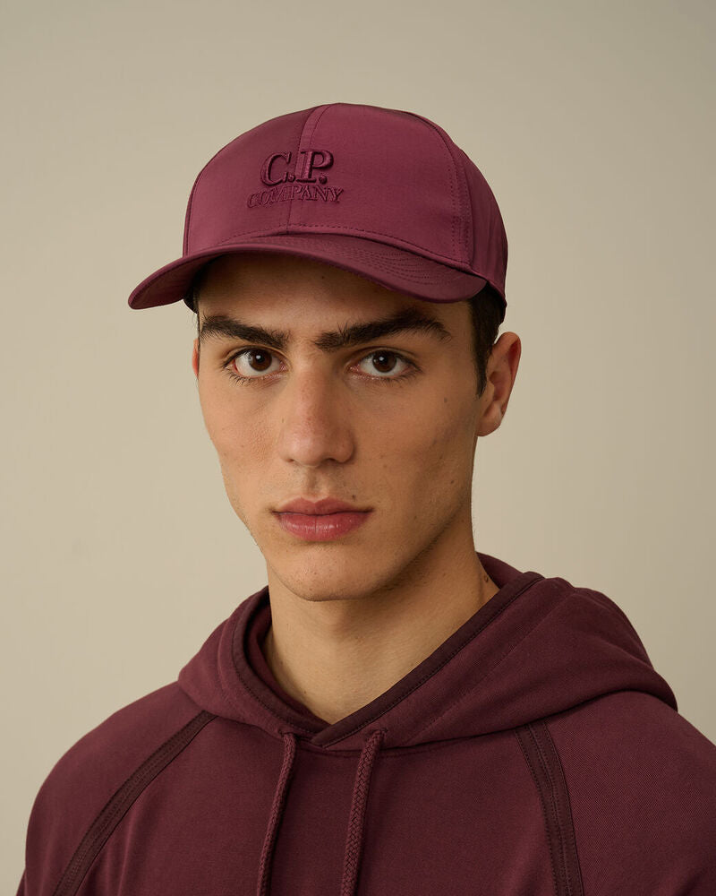 C.P. Company - Casquette Chrome-R Logo Cap Potent Purple