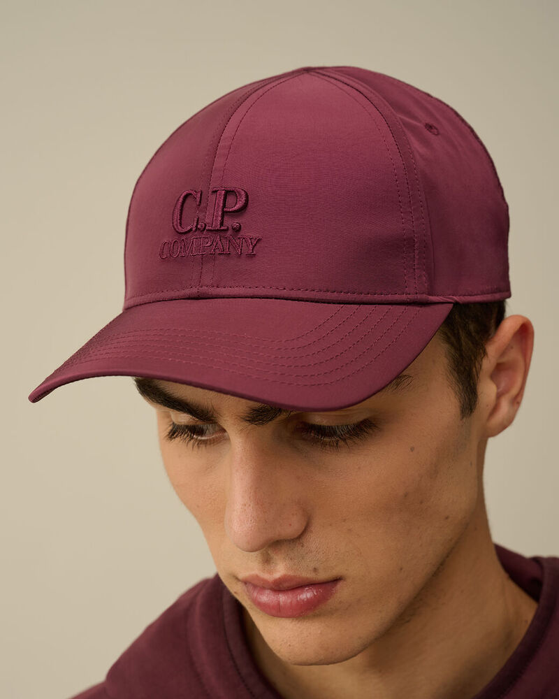 C.P. Company - Casquette Chrome-R Logo Cap Potent Purple