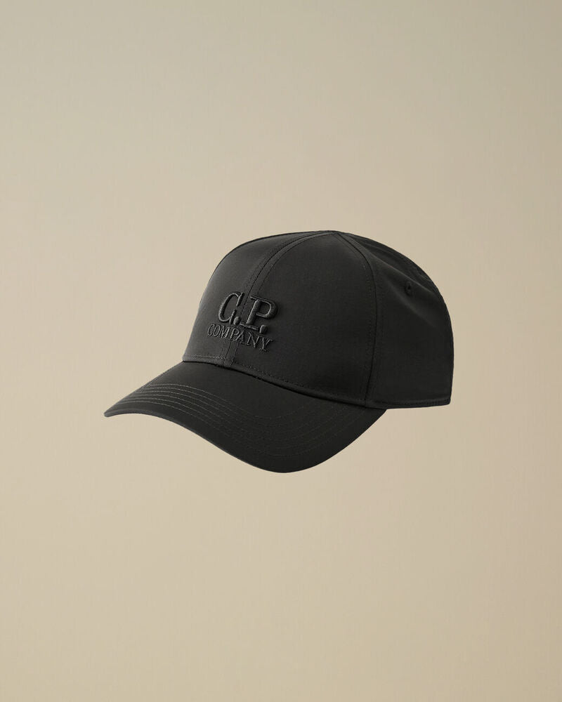 C.P. Company - Casquette Chrome-R Logo Cap Black