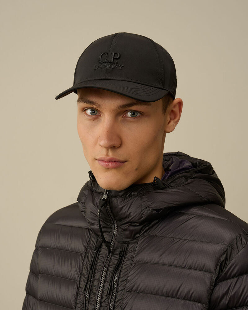 C.P. Company - Casquette Chrome-R Logo Cap Black