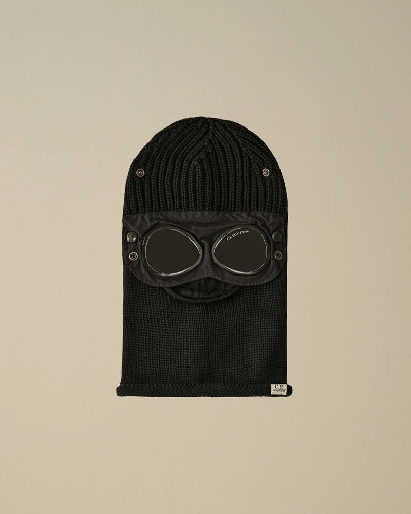 C.P. Company - Cagoule Extra fine merino goggle black