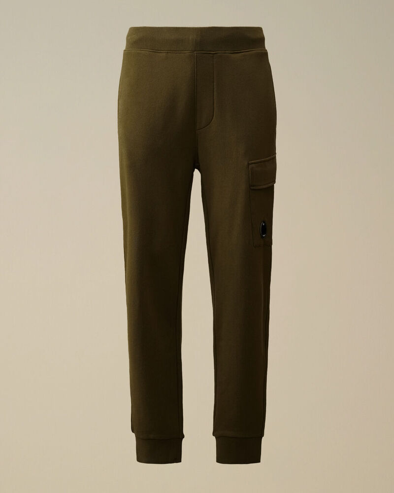 C.P. Company - Pantalon Diagonal Raised Fleece Cargo Sweatpants Ivy Green