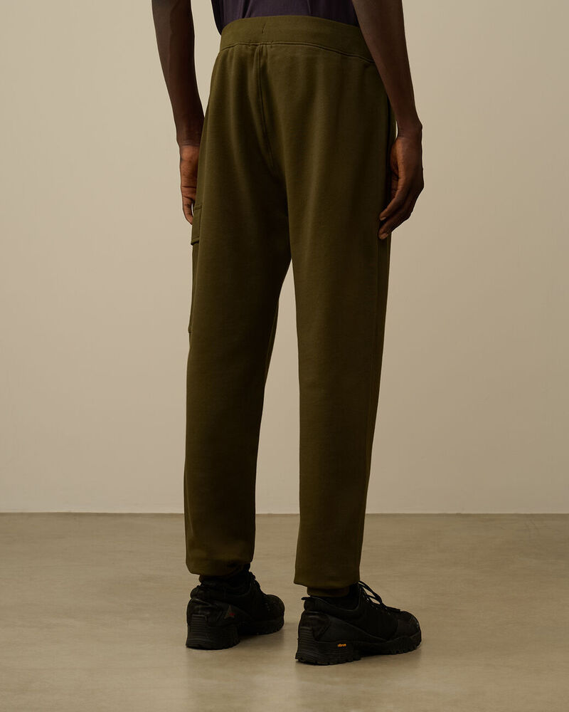 C.P. Company - Pantalon Diagonal Raised Fleece Cargo Sweatpants Ivy Green