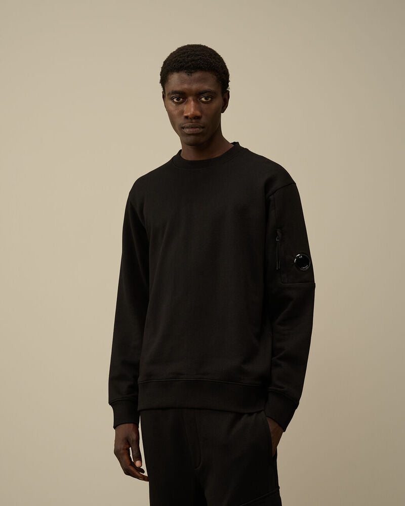 C.P. Company - Sweat Diagonal Raised fleece black
