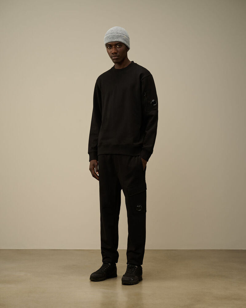 C.P. Company - Sweat Diagonal Raised fleece black