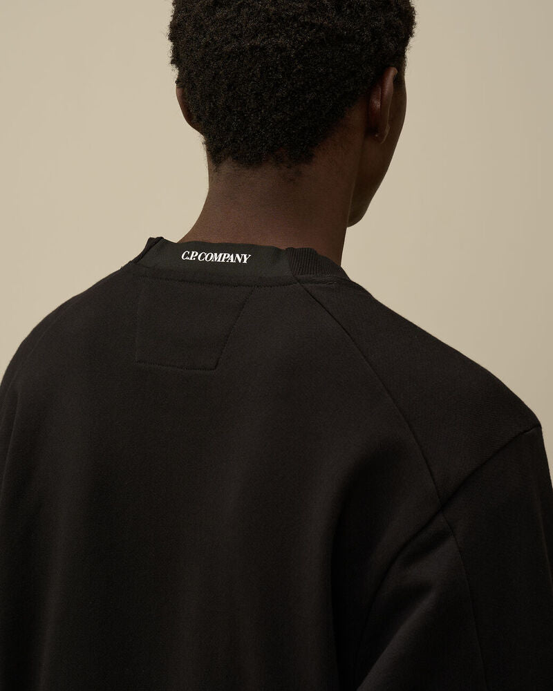 C.P. Company - Sweat Diagonal Raised fleece black