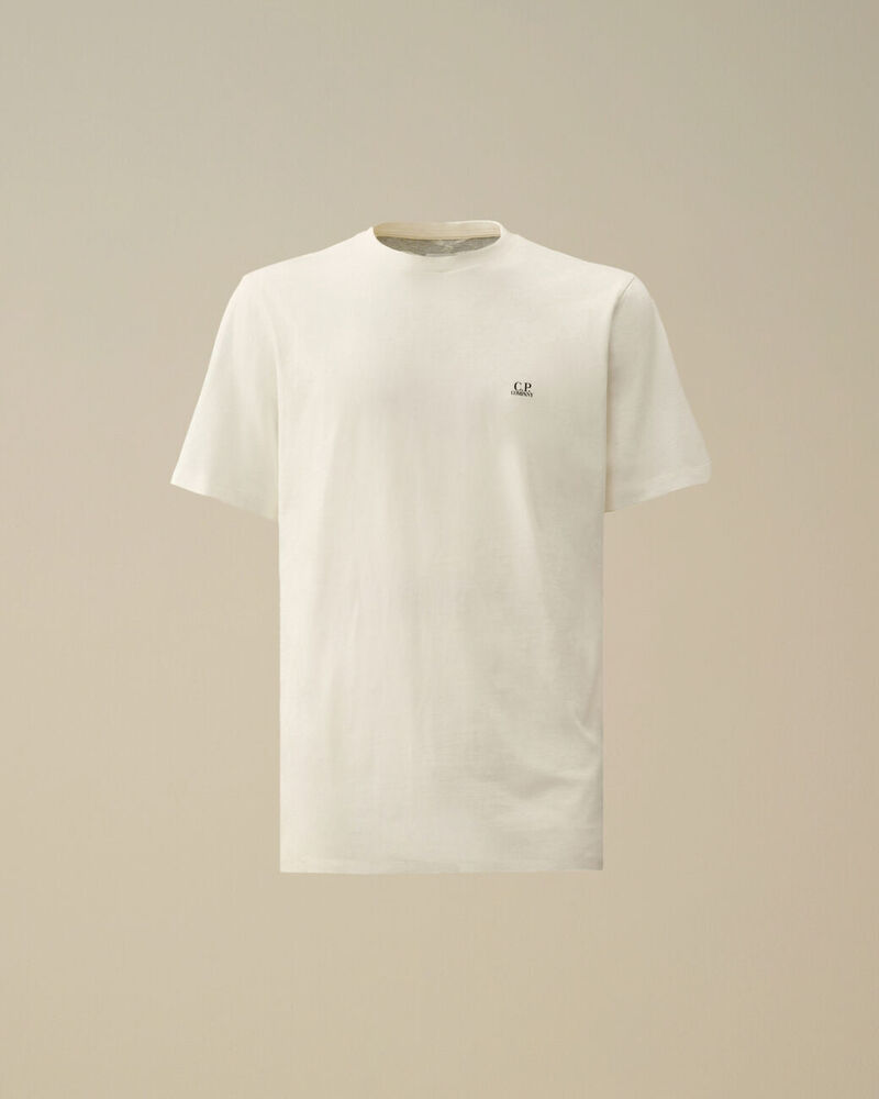 C.P. Company - Tee-shirt 30/1 Jersey Back Goggle Gauze White