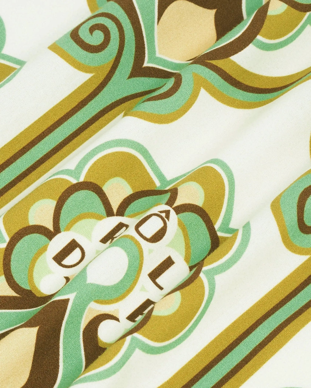 Drôle de Monsieur - Foulard tapisserie Florale Vert