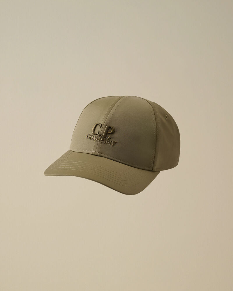 C.P. Company - Casquette Chrome-R Logo Cap Fungi Grey - Fallen rock