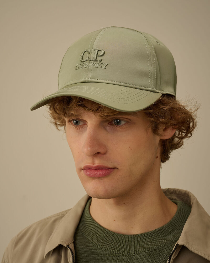 C.P. Company - Casquette Chrome-R Logo Cap Seagrass