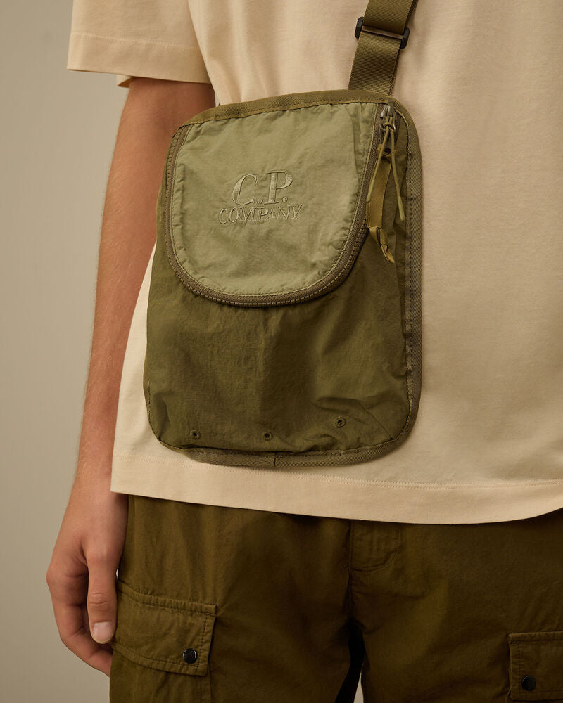 C.P. Company - Sac Plain Paper Touch Shoulder Elmwood green