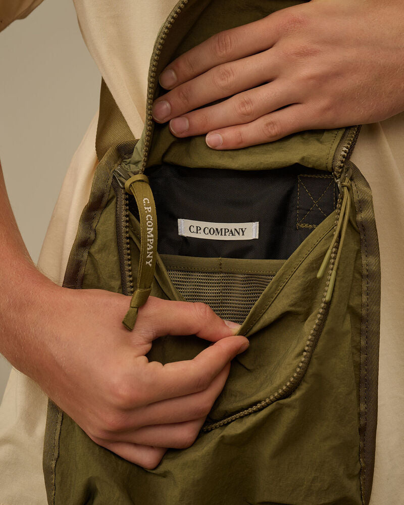 C.P. Company - Sac Plain Paper Touch Shoulder Elmwood green