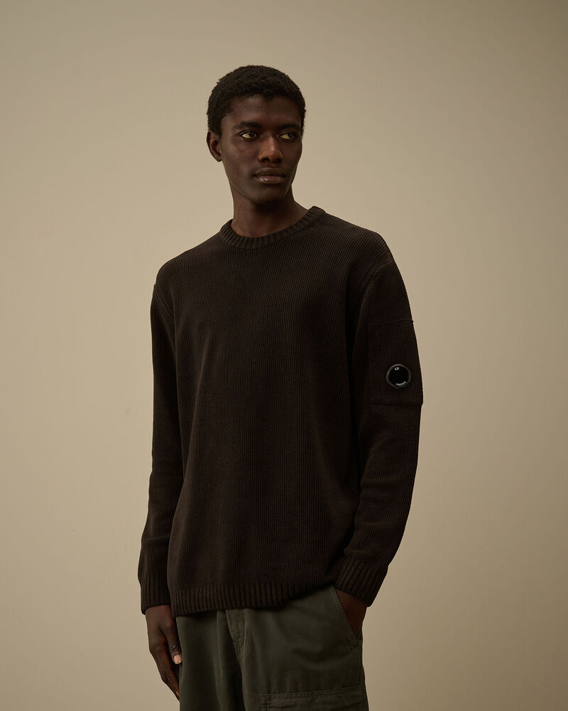 C.P. Company - Pull Coton Chenille Noir