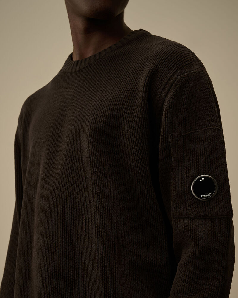 C.P. Company - Pull Coton Chenille Noir