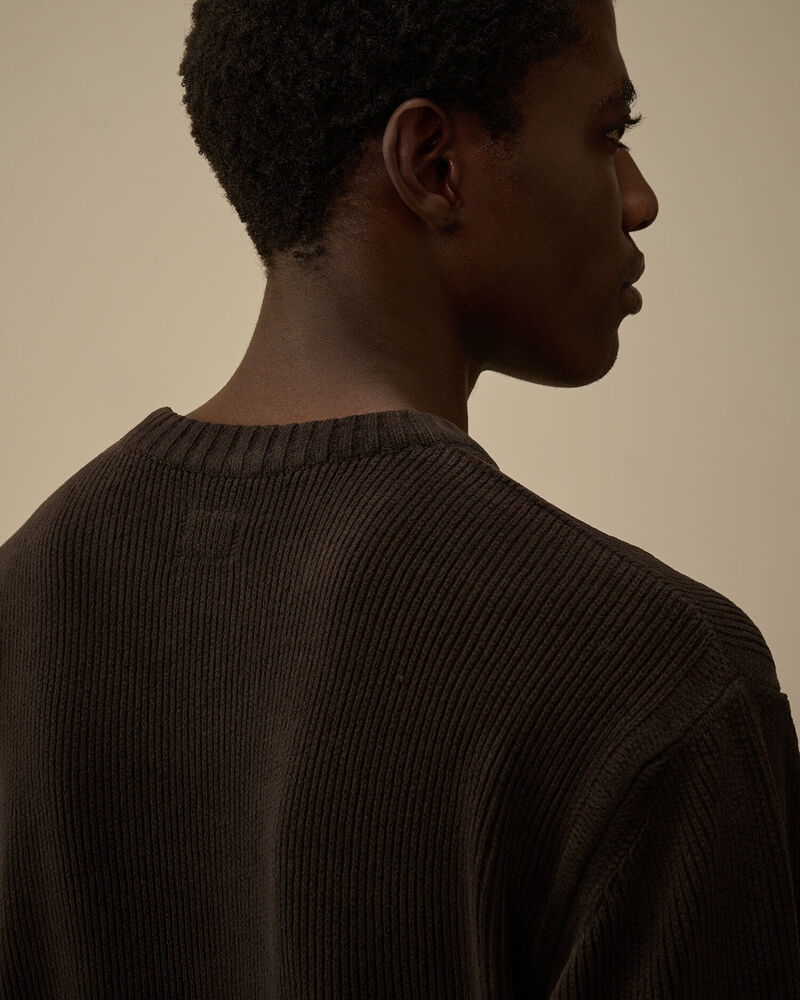 C.P. Company - Pull Coton Chenille Noir