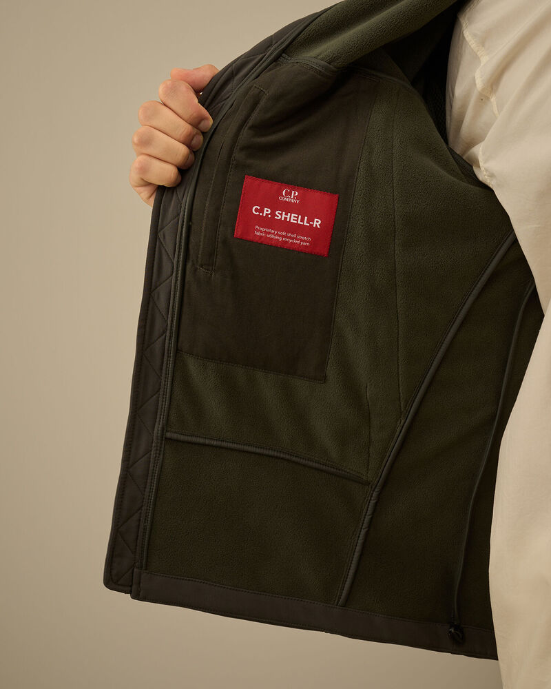 C.P. Company - Blouson C.P. Shell-R Goggle Jacket Dark Shadow - Grey