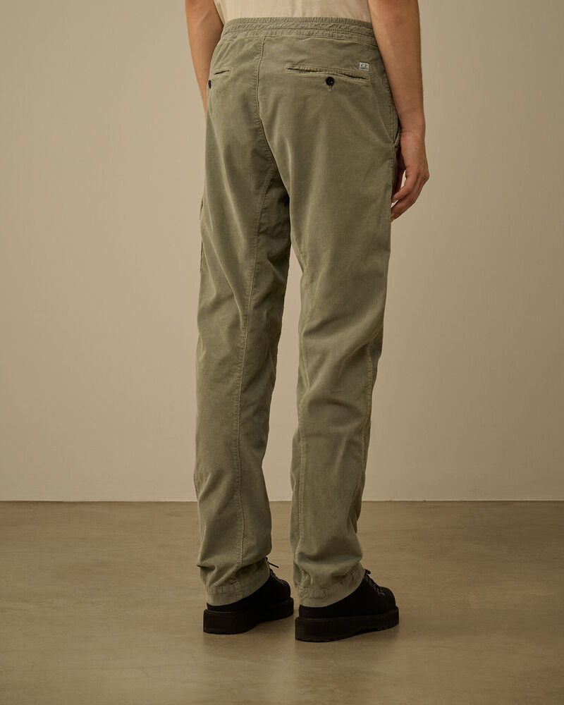 C.P. Company - Pantalon Cargo Corduroy Lens Green Banana