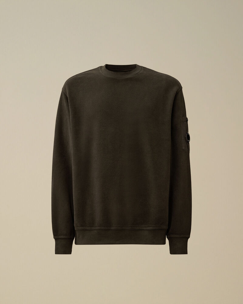 C.P. Company - Sweat Brushed Emerized Diagonal Fleece Dark Shadow
