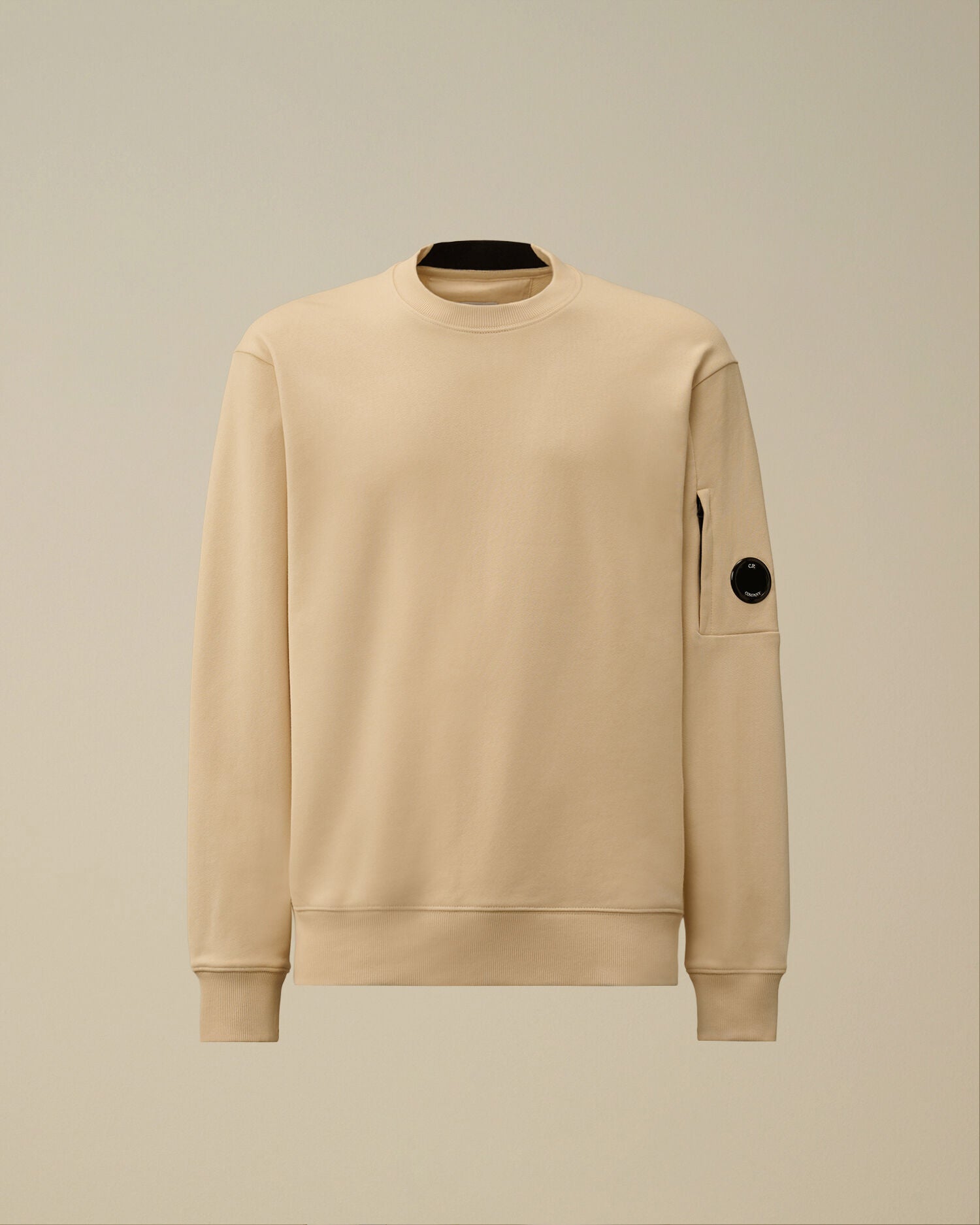 C.P. Company - Sweat Diagonal Raised Fleece Crewneck Pistachio Shell