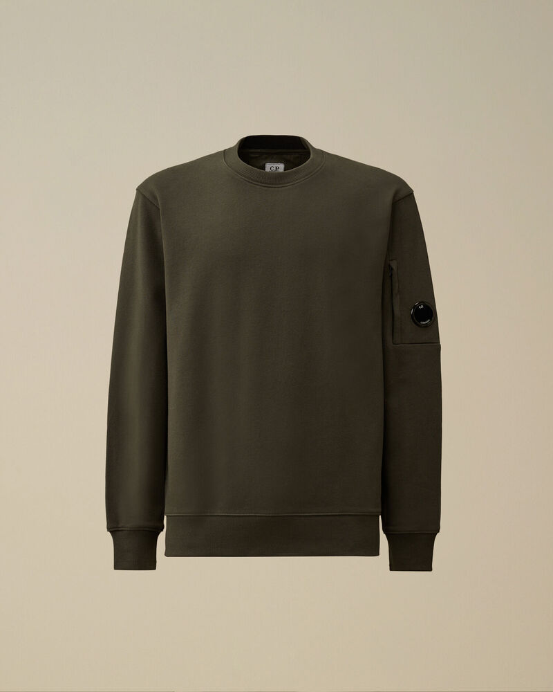 C.P. Company - Sweat Diagonal Raised fleece Dark Shadow