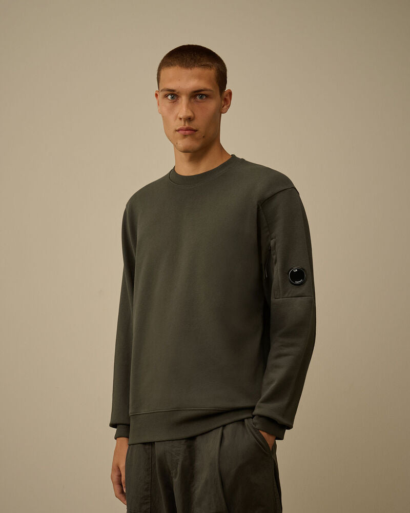 C.P. Company - Sweat Diagonal Raised fleece Dark Shadow