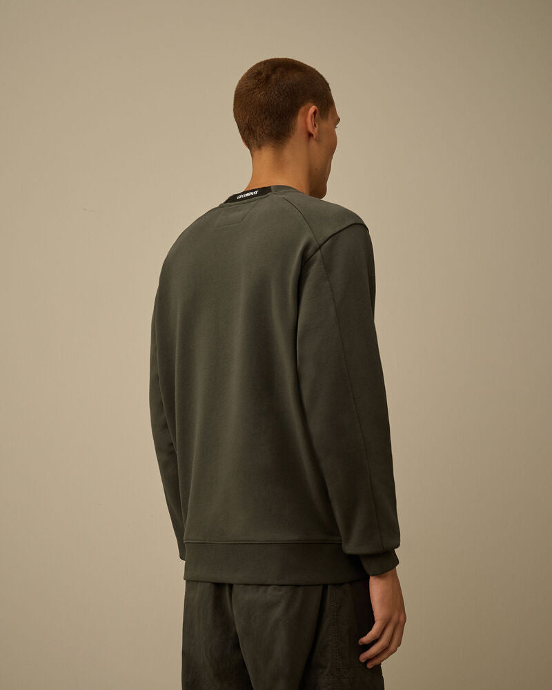 C.P. Company - Sweat Diagonal Raised fleece Dark Shadow