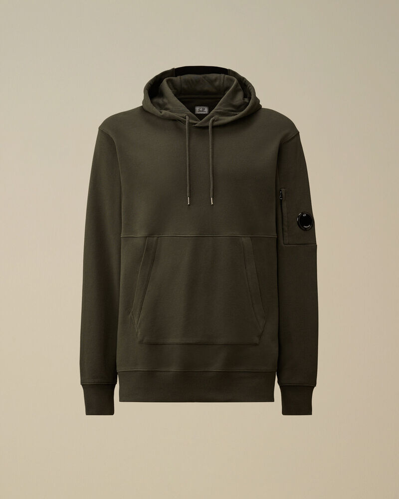 C.P. Company - Sweat Diagonal Raised fleece hooded Dark Shadow